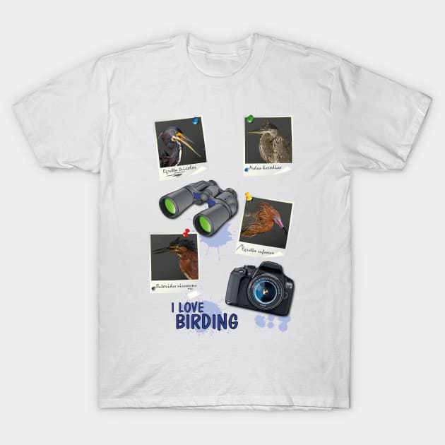 birding T-Shirt by obscurite